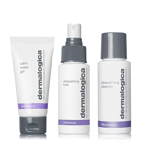 Dermalogica Sensitive Skin Rescue Kit - Set Contains: Face Wash, Toner, and Face Moisturizer - Skin Care To Calm, Soothe and Minimize Irritation Beauty & Personal Care Dermalogica