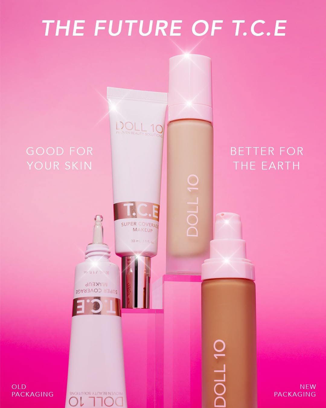 T.C.E This Covers Everything Super Coverage Serum Makeup with Peptides (Light, One Size)