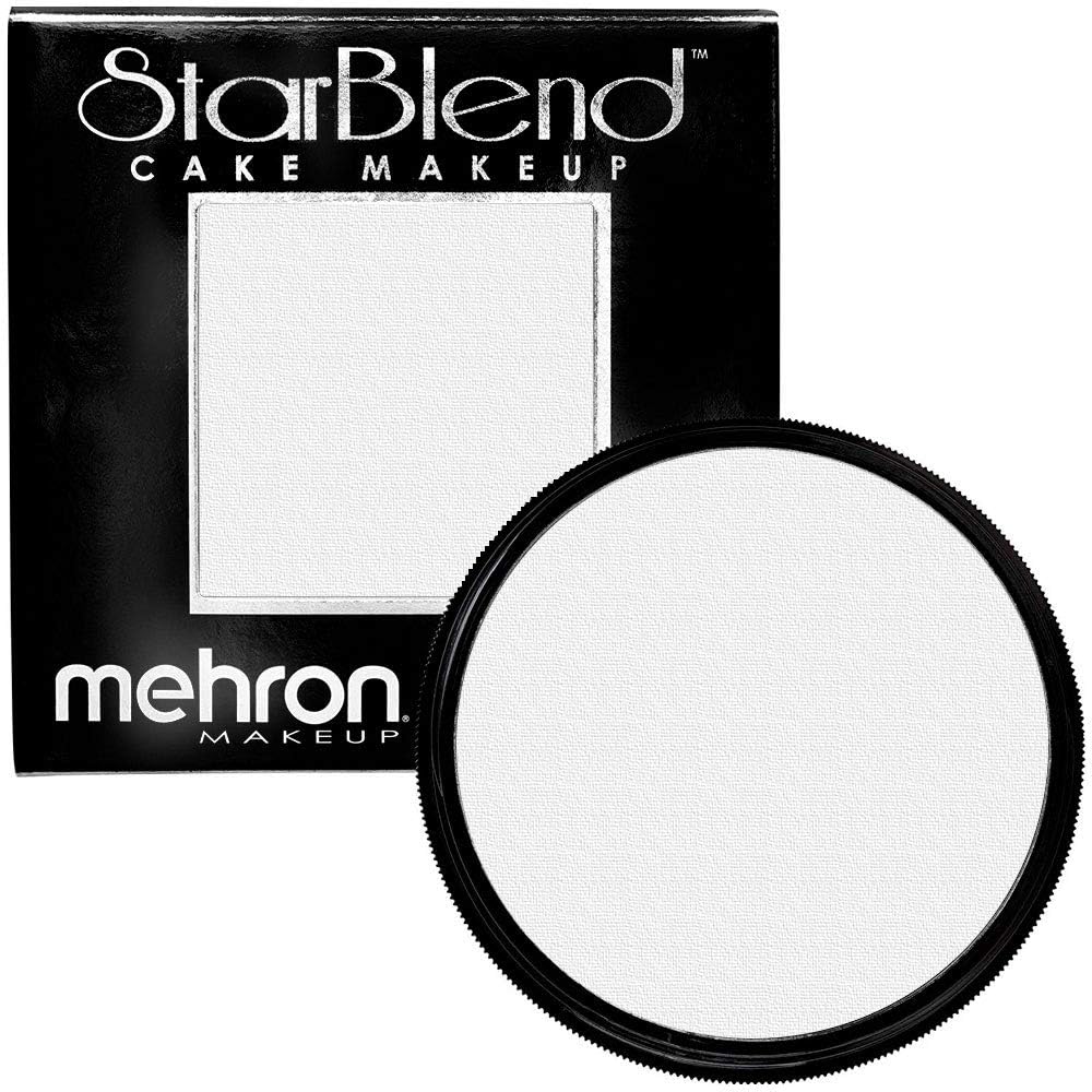 Mehron Makeup StarBlend Cake (2 oz) (White) Beauty & Personal Care Mehron