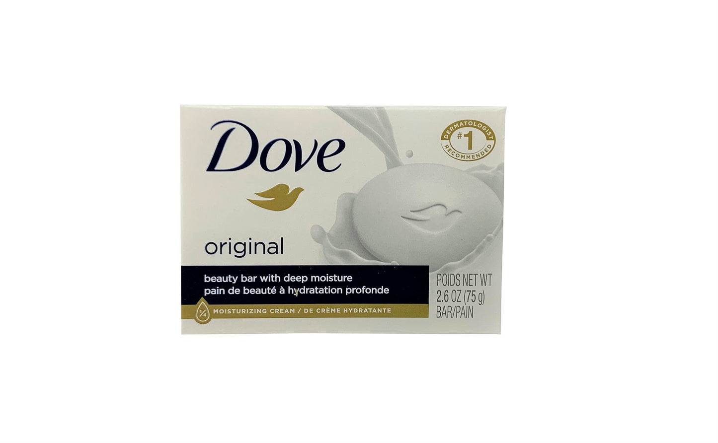 Dove White Travel Size Bar Soap With Moisturizing Cream 2.6 Oz(pack of 8) Beauty & Personal Care Dove