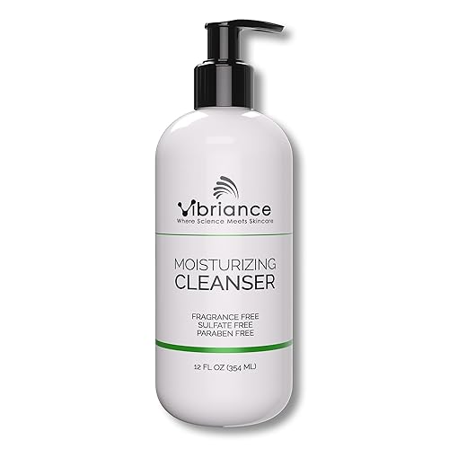 Vibriance Moisturizing Cleanser, Oil-to-Foam Face Wash with Niacinamide, Shea Butter for Mature Skin - Hydrating Gentle Facial Cleanser, Sensitive Beauty & Personal Care Vibriance