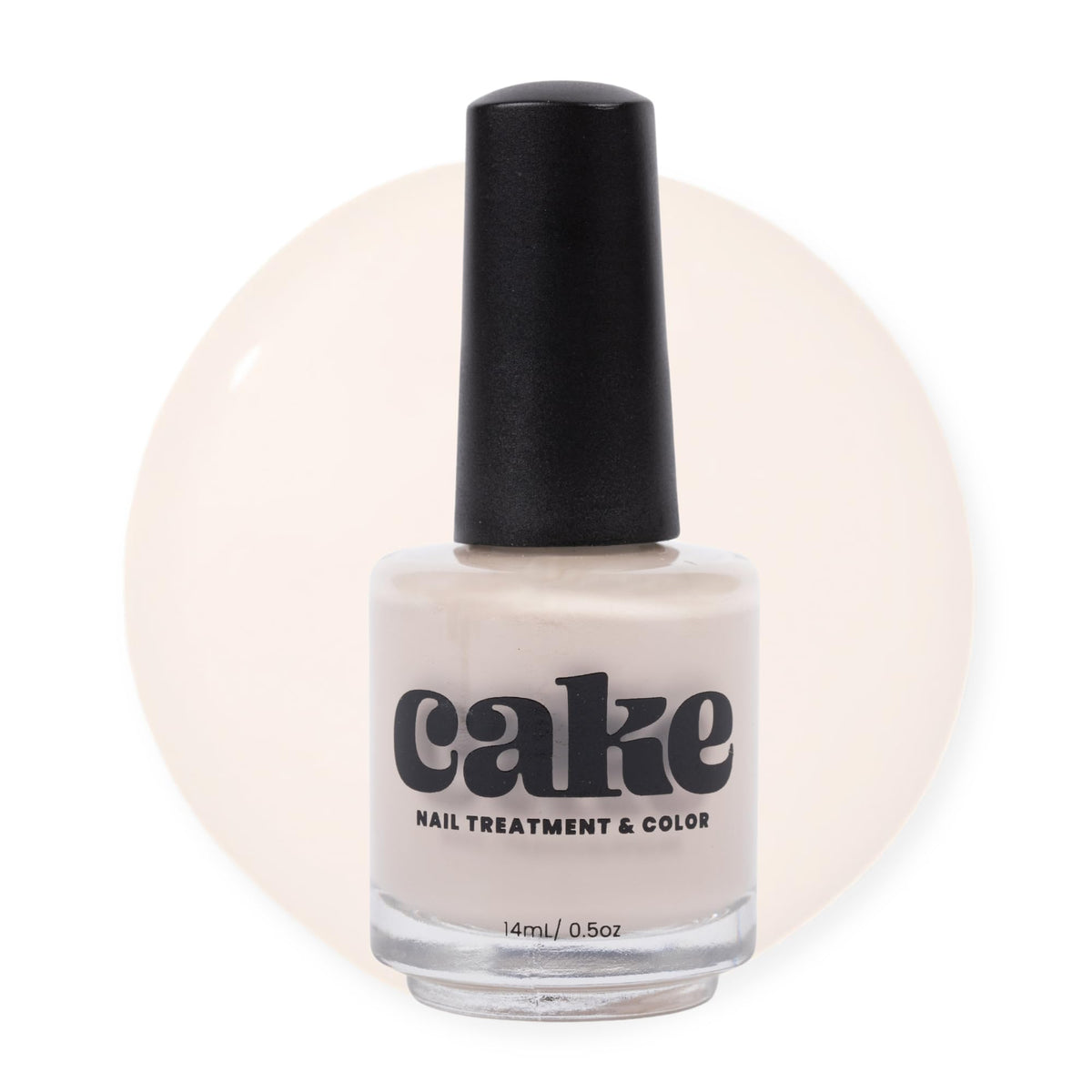 CAKE Healthy Nail Polish for Damaged Nails for Women, Nail Strengthener and Growth, Nail Repair for Damaged Nails, Fingernail Polish, Natural, Nail
