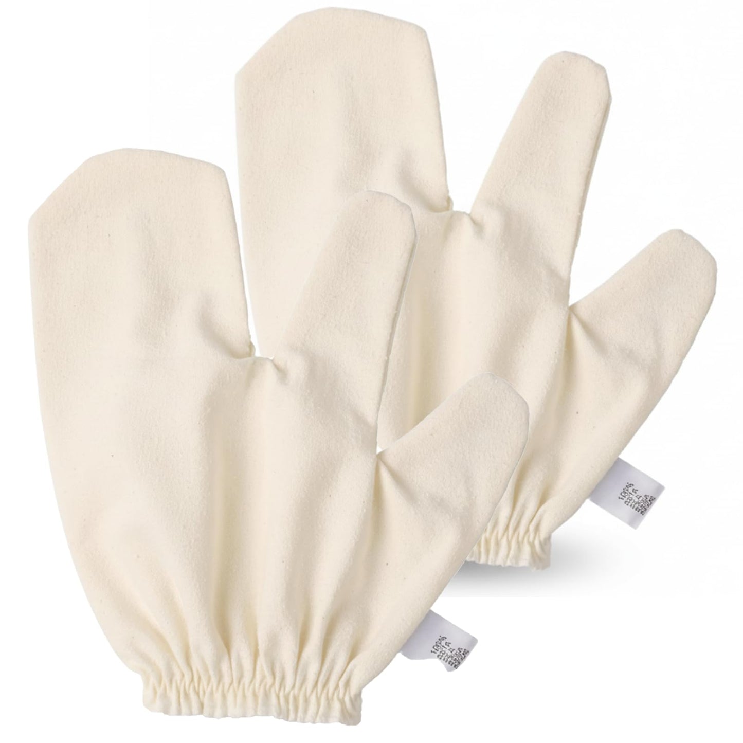 Garshana Gloves - 100% Natural Silk Gloves, Suitable for Dry Brushing and Exfoliation - Ayurvedic Massage Gloves with Secure Elastic Wristband (2 pcs) Beauty and Personal Care Garshana