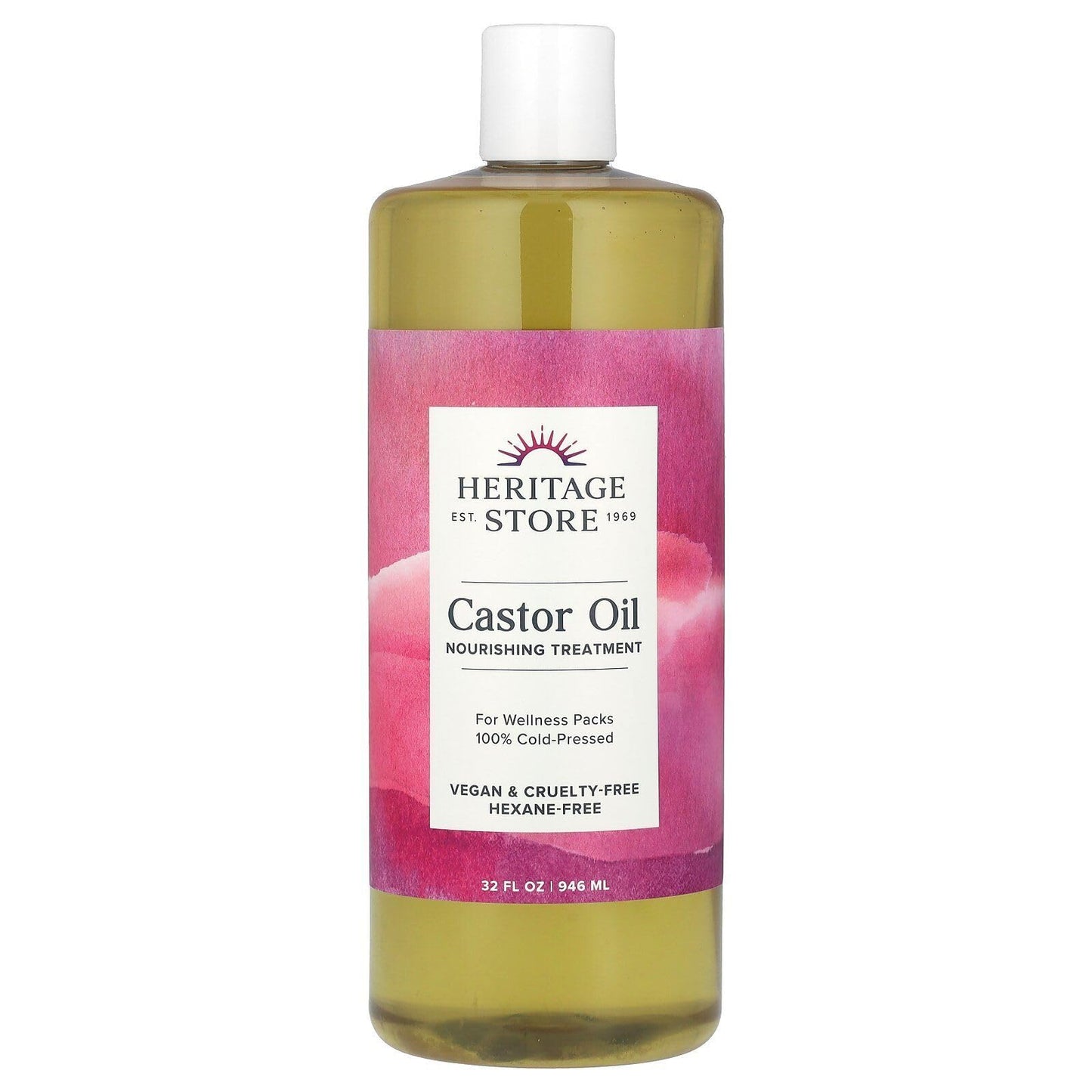 Heritage Store Castor Oil, 32 Ounce Beauty & Personal Care HERITAGE STORE