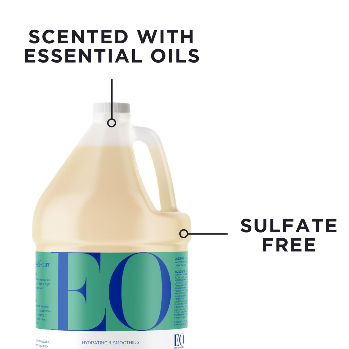 EO Shampoo, 1 Gallon, Grapefruit and Mint, Organic Plant Based, Hydrating & Smoothing For All Hair Types Beauty & Personal Care EO