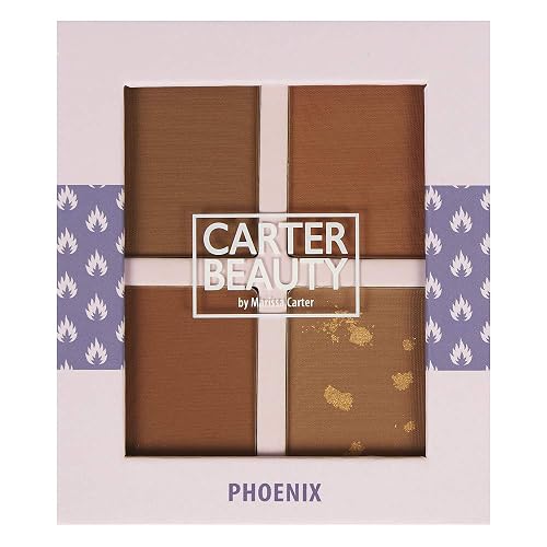 Carter Beauty By Marissa Carter Bronzer Palette - Adds Instant Colour And Depth To The Face - For A Sun-Kissed Look All Year Round - Suitable Beauty & Personal Care Carter Beauty