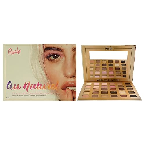 Rude Cosmetics Au Naturel 30 Eyeshadow Palette Eye Shadow Women 1.05 oz Beauty & Personal Care RUDE