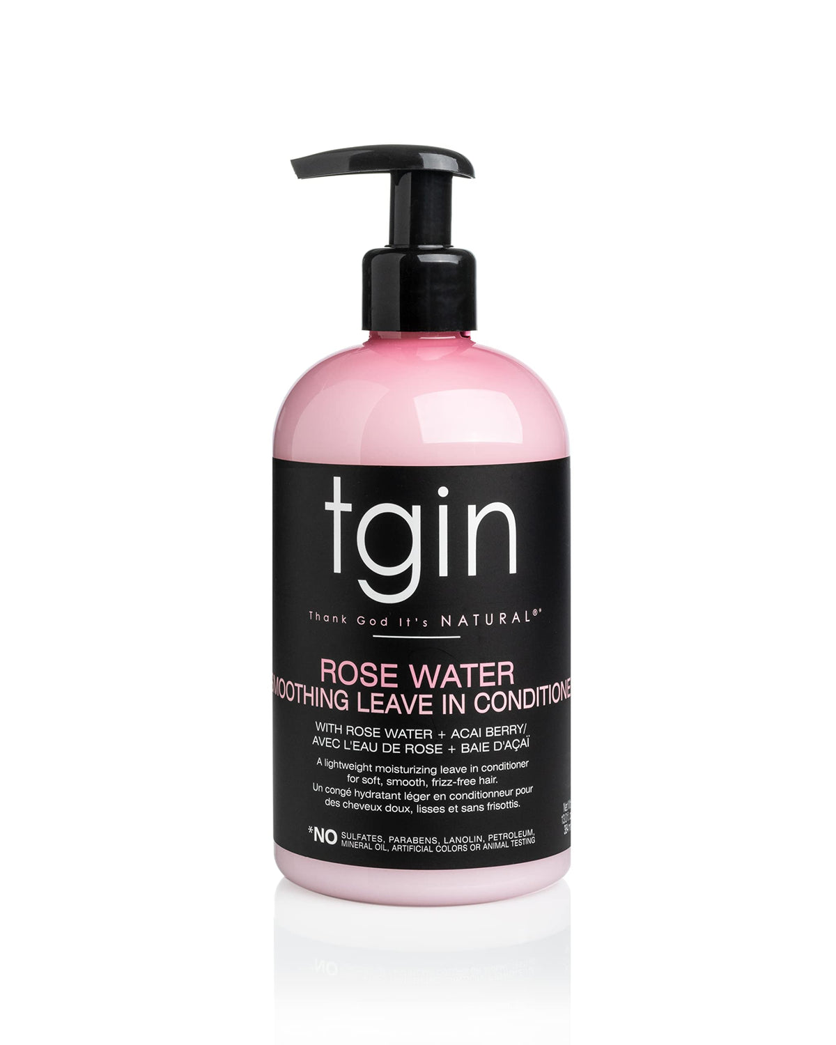 tgin Rose Water Smoothing Leave In Conditioner - Detangles & Defines Curls