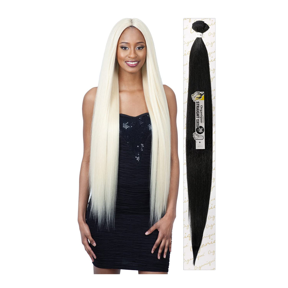 STRAIGHT 24" (OT30) - Shake-N-Go Organique Mastermix Synthetic Bundle Weave