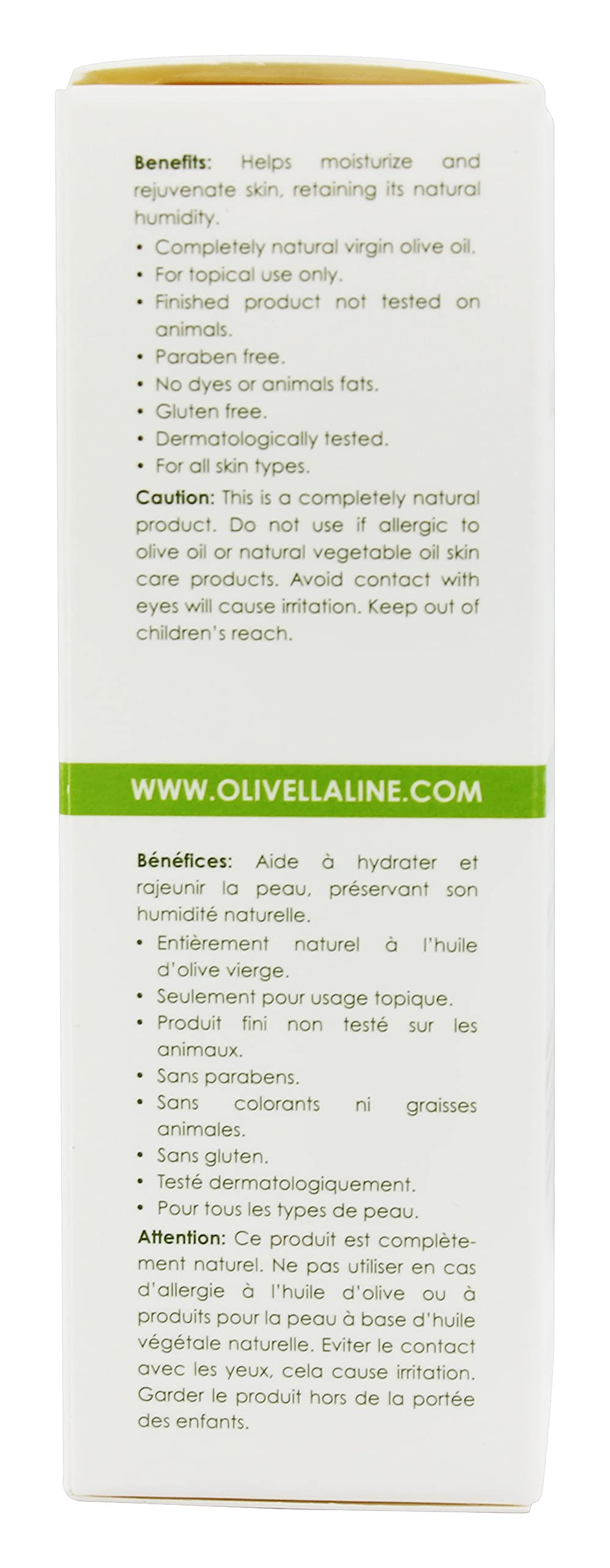 Olivella All Natural Virgin Olive Oil Moisturizer - 1.69 fl oz Beauty & Personal Care Olivella