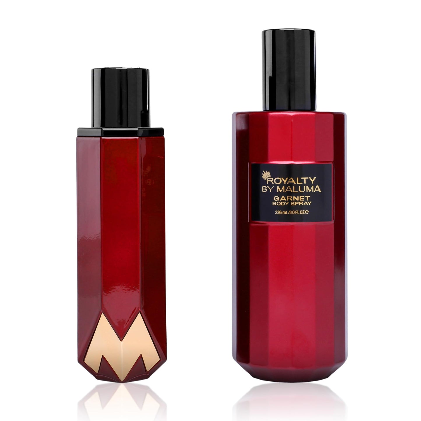 Royalty by Maluma Garnet Gift Set, 2 pcs - Long-Lasting Fougere Woody Perfume for Men - Bold and Vibrant Body Spray for Men - Long-lasting Top Notes Beauty & Personal Care Royalty By Maluma