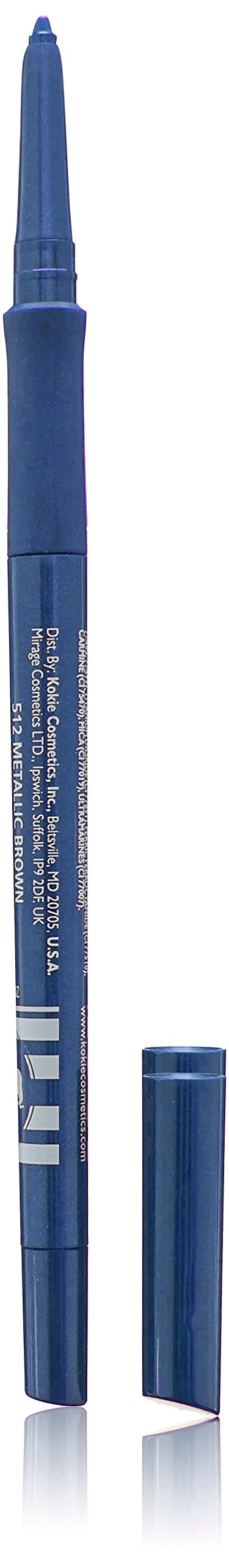 Kokie Cosmetics Retractable Kohl Eyeliner, Metallic Blue, 0.012 Ounce Beauty & Personal Care Kokie
