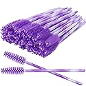 300 Pack Mascara Wands Disposable Eyelash Brush for Extensions Lash Applicators Tool Kit, Deep Purple Beauty & Personal Care Mekupeu