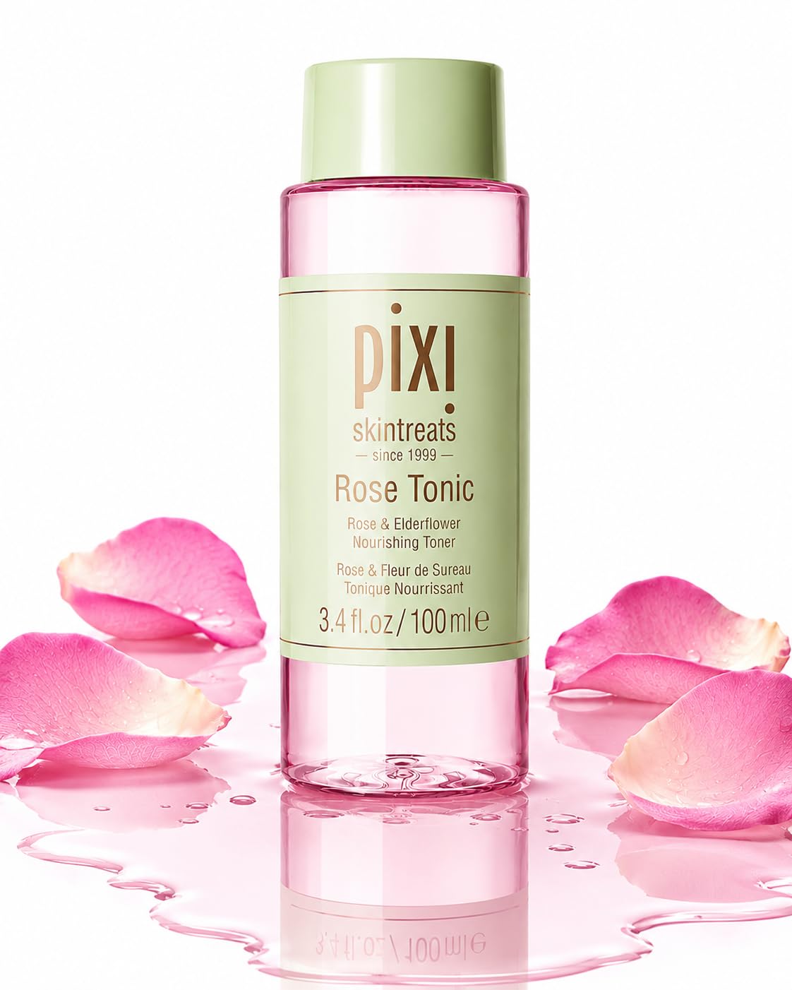 Pixi Rose Tonic Rose Hydrosol Toner Hydrates Skin, Minimize Redness, Rehydrates and Replenishes, 100mL/ 3.4 fl oz Beauty & Personal Care Pixi