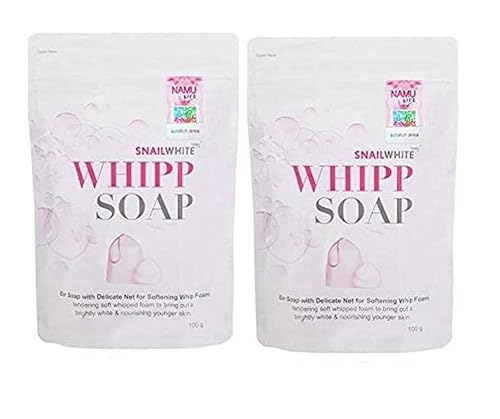 DOK MAI (Pack of 2) Snail Whipp Soap by Namu Life, 100g Each Beauty & Personal Care DOK MAI