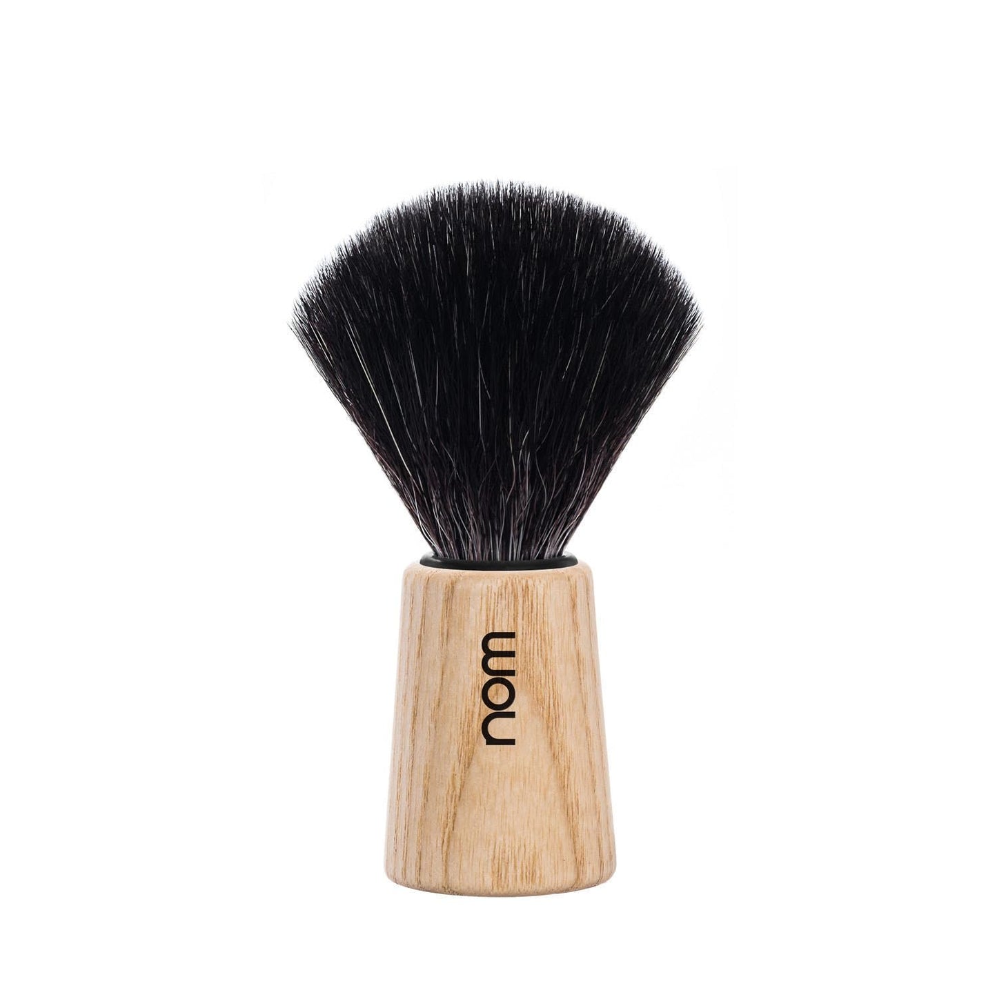 NOM Theo Shaving Brush - Vegan Shave Brush for Shaving soaps and creams - sustainable eco-friendly and reusable - Exfoliating Shaving Brush - Pure Ash Beauty and Personal Care MÜHLE