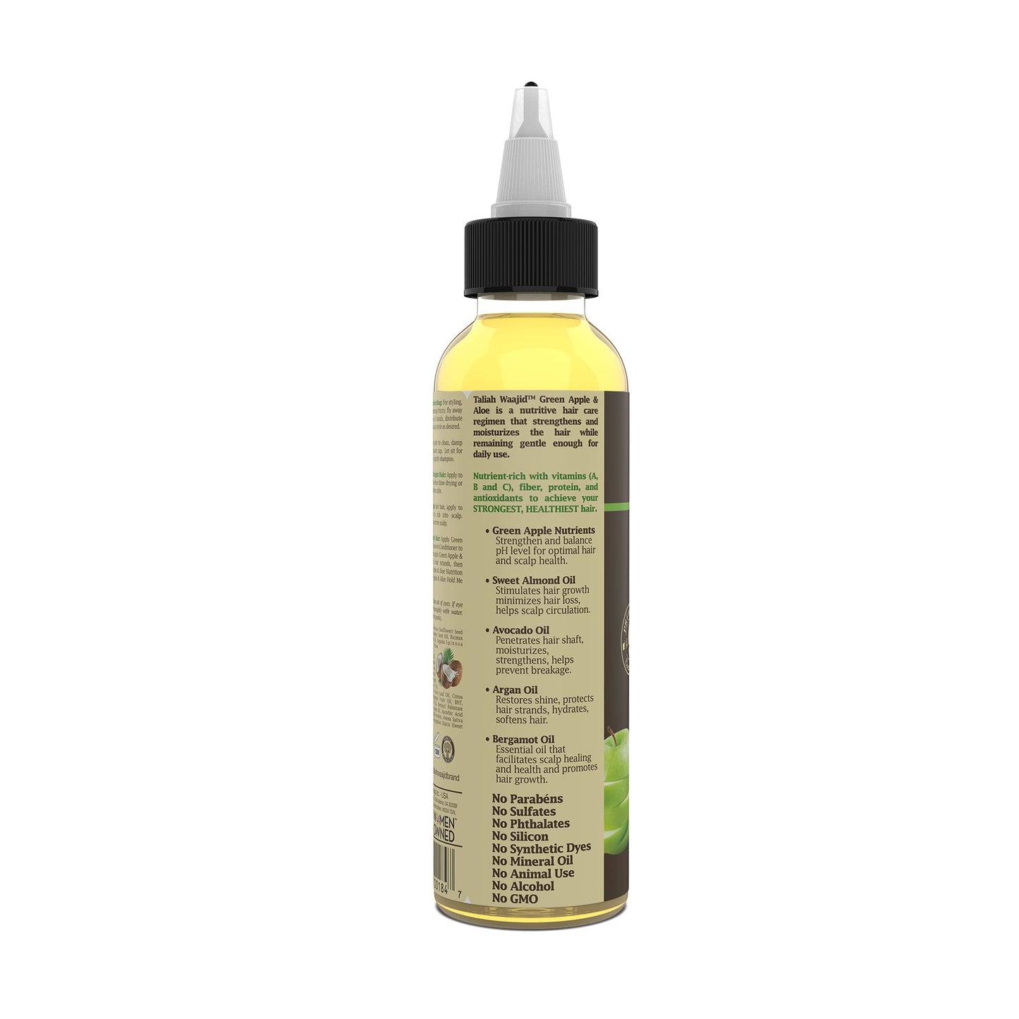 Taliah Waajid Green Apple & Aloe Nutrition Apple Seed Oil 4oz Beauty & Personal Care Taliah Waajid black earth products