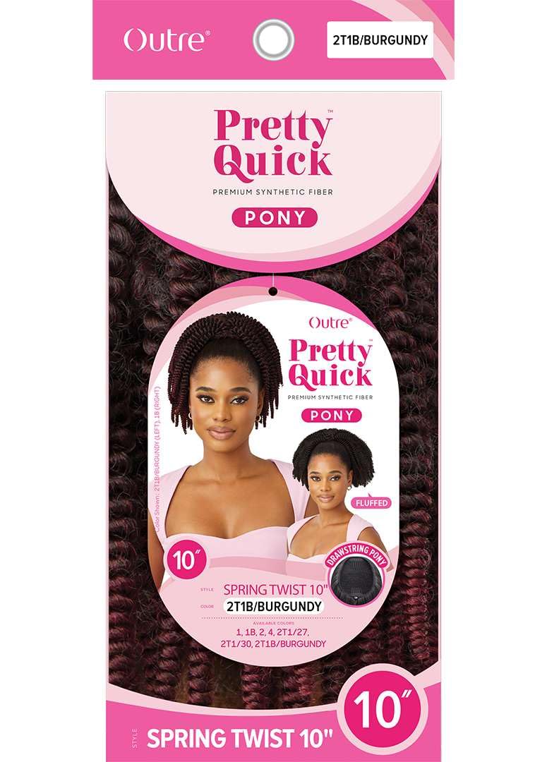 Outre Pretty Quick - Drawstring Pony - Spring Twist 10" (2T1/27)