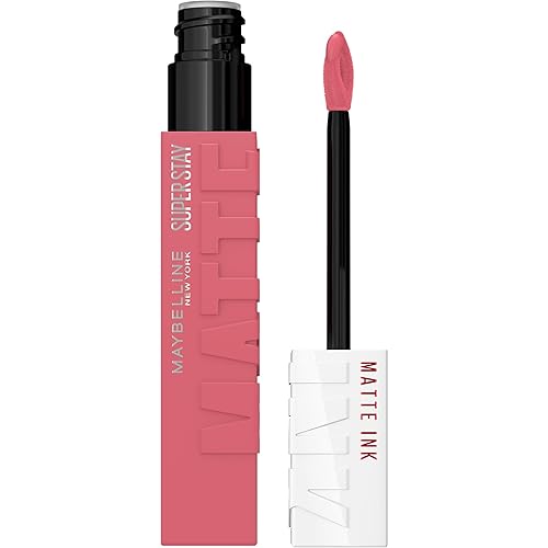 Maybelline Super Stay Matte Ink Liquid Lipstick Makeup, Long Lasting High Impact Color, Up to 16H Wear, Revolutionary, Light Mauve Pink, 1 Count Beauty & Personal Care MAYBELLINE