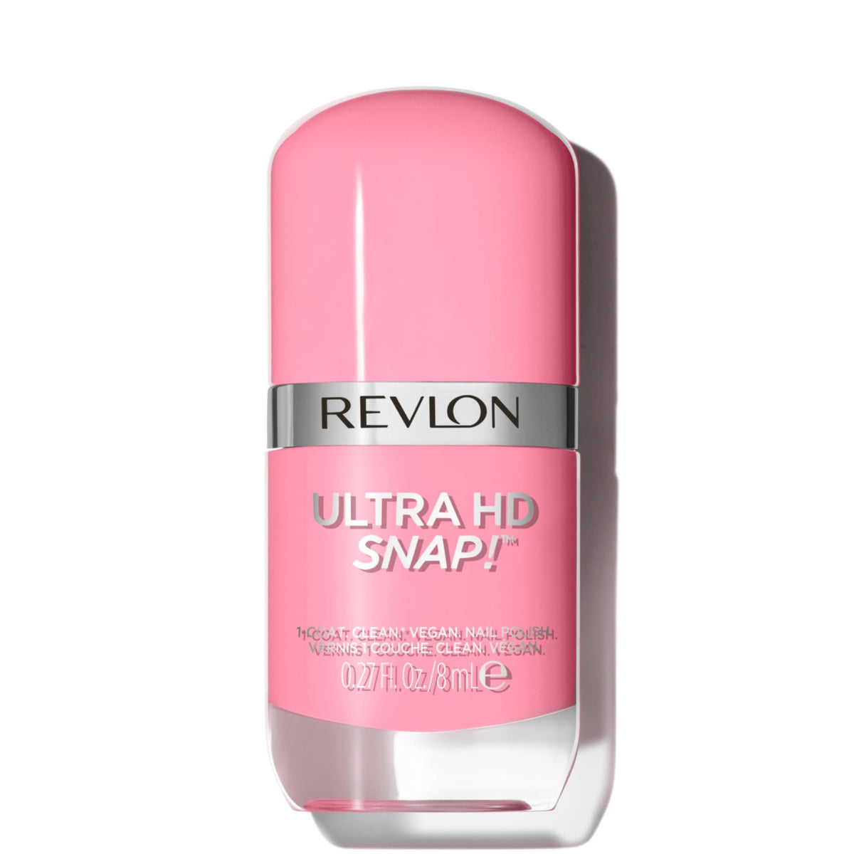 REVLON Ultra HD Snap Nail Color, Natural Rich Glossy Polish, 100% Vegan Formula, No Base or Top Coat Needed, 008 Damsel in a Dress, 0.27 fl oz Beauty & Personal Care REVLON