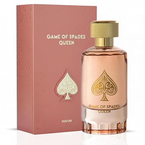 Jo Milano Game of Spades Queen Parfum Spray | 3.4 oz (100ml) | Amber, Rose, Floral, Oud, Musk Scent | Long Lasting Fragrance for Women Beauty & Personal Care Jo Milano