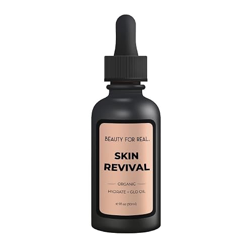 Beauty For Real Skin Revival Hydrate + Glo Oil - Luxury Face Oil - Reduces the Appearance of Fine Lines & Wrinkles - Hydrates, Soothes & Restores Beauty & Personal Care Beauty For Real