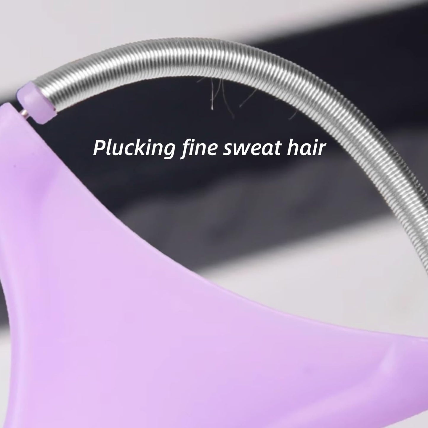 2pcs Spring Facial Hair Remover,Stainless Steel and Plastic Portable Threading Face Epilator for Women, Upper Lip Chin Cheeks Neck Mustache and Upper Beauty and Personal Care EIMSOAH