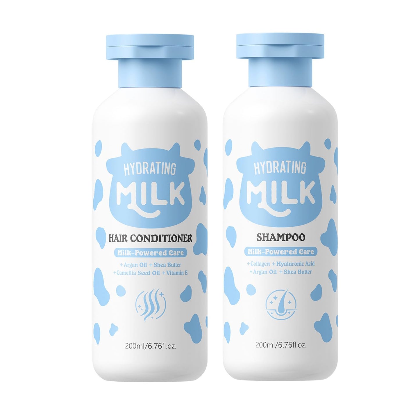 Nourishing Milk Shampoo Conditioner Set, Cleans, Removes Dandruff, Thickening, Plumps and Softens, Everyday Nourishing Formulas, for Dry, Itchy Scalp Beauty & Personal Care TUOSHITONG