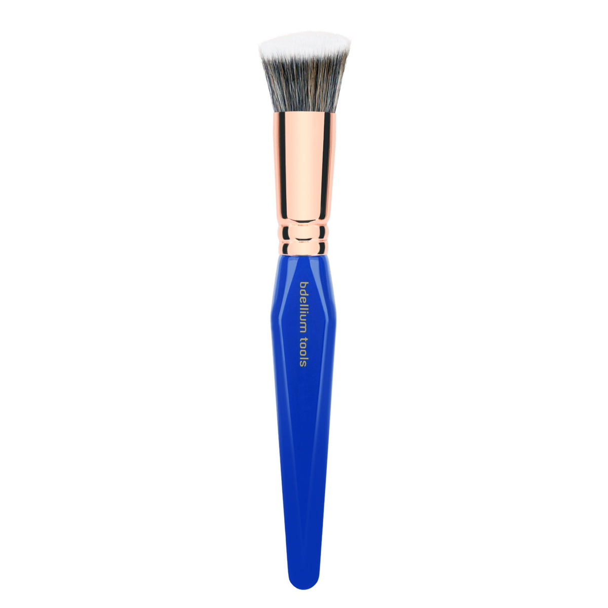 Bdellium Tools Professional Makeup Brush - Golden Triangle 956 Slanted Precision Kabuki - With All Vegan and Soft Synthetic Fibers, For Perfect