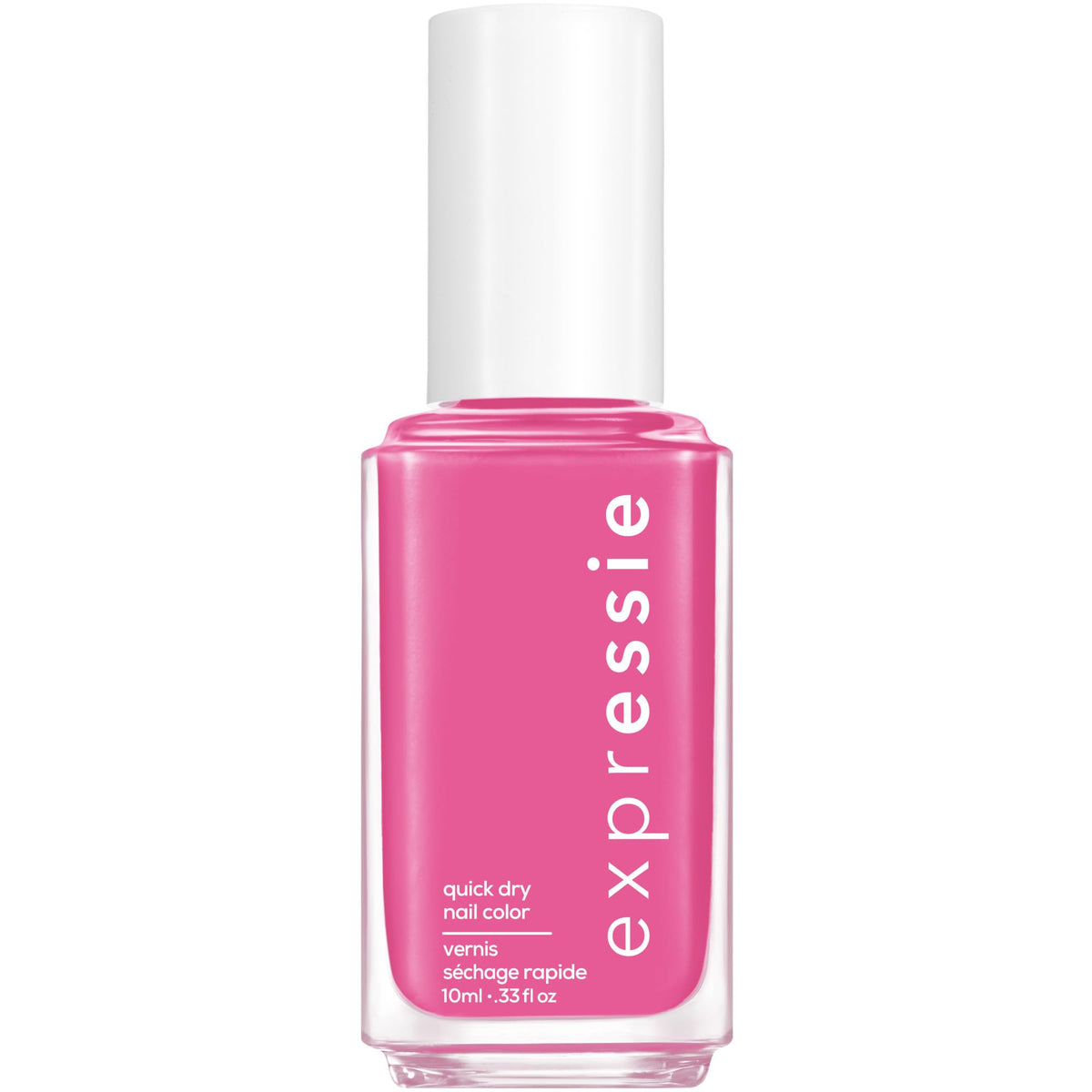Essie expressie, Quick-Dry Nail Polish, 8-Free Vegan, Hot Pink, Trick Clique, 0.33 fl oz