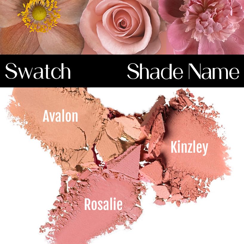 BaeBlu Organic Blush 100% Natural Pressed Mineral Powder, Made in the USA, Kinzley Beauty & Personal Care BaeBlu