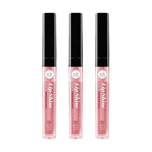 NICKA K NEW YORK Lipshine, Cosmetics, vibrant colors, bright colors, shining lips, lip shine, long lasting (AMZ252) Beauty & Personal Care NICKA K NEW YORK