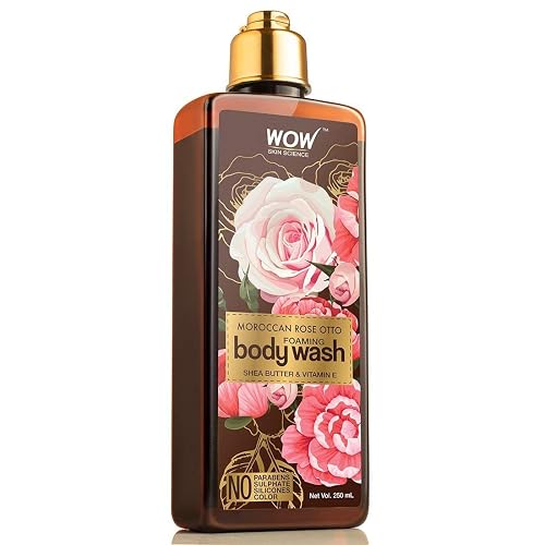 WOW Skin Science Moroccan Rose Otto Body Wash - Maximum Hydration For Smooth, Healthier, Softer Skin For Men, Women, Teen- Subtle Flowery Scent Beauty & Personal Care WOW Skin Science