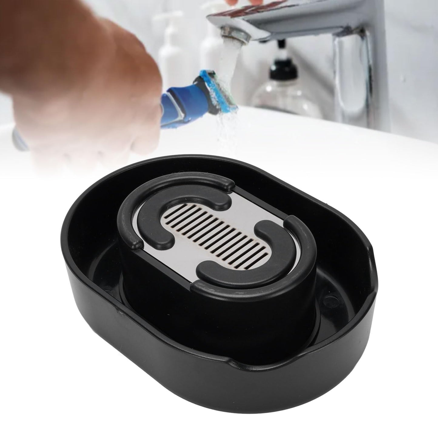 Pilipane Beard Trimmer Rinser Water Saving Portable Efficient Cleaning Tool for Beard Clippers Premium ABS Material Durable Grooming Accessory Beauty and Personal Care Pilipane