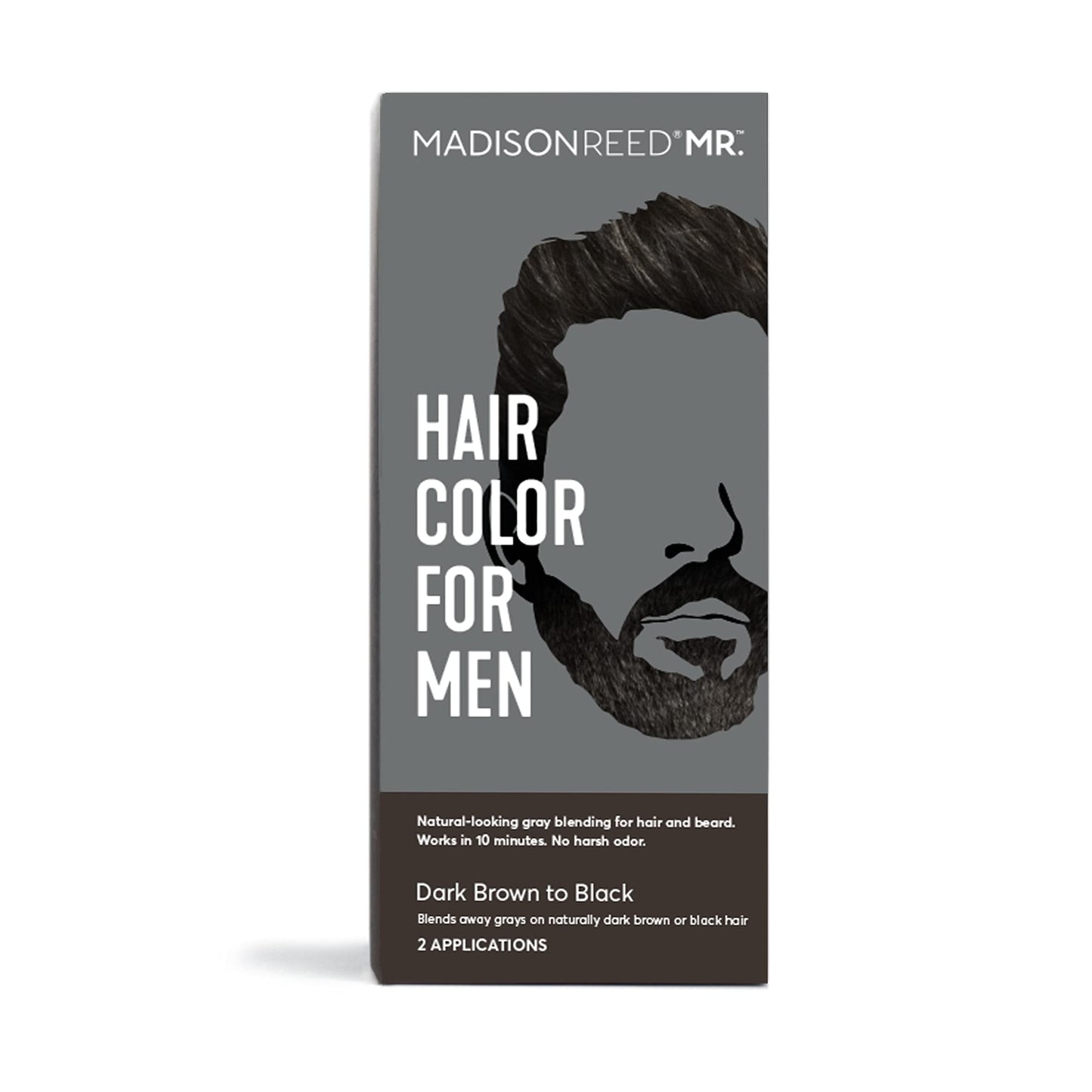 Madison Reed Mr. Hair Color for Men, Dark Brown to Black Demi-Permanent Hair Dye, Reduces Grays in 15 Minutes For Hair & Beard, Nourishing Beauty & Personal Care Madison Reed