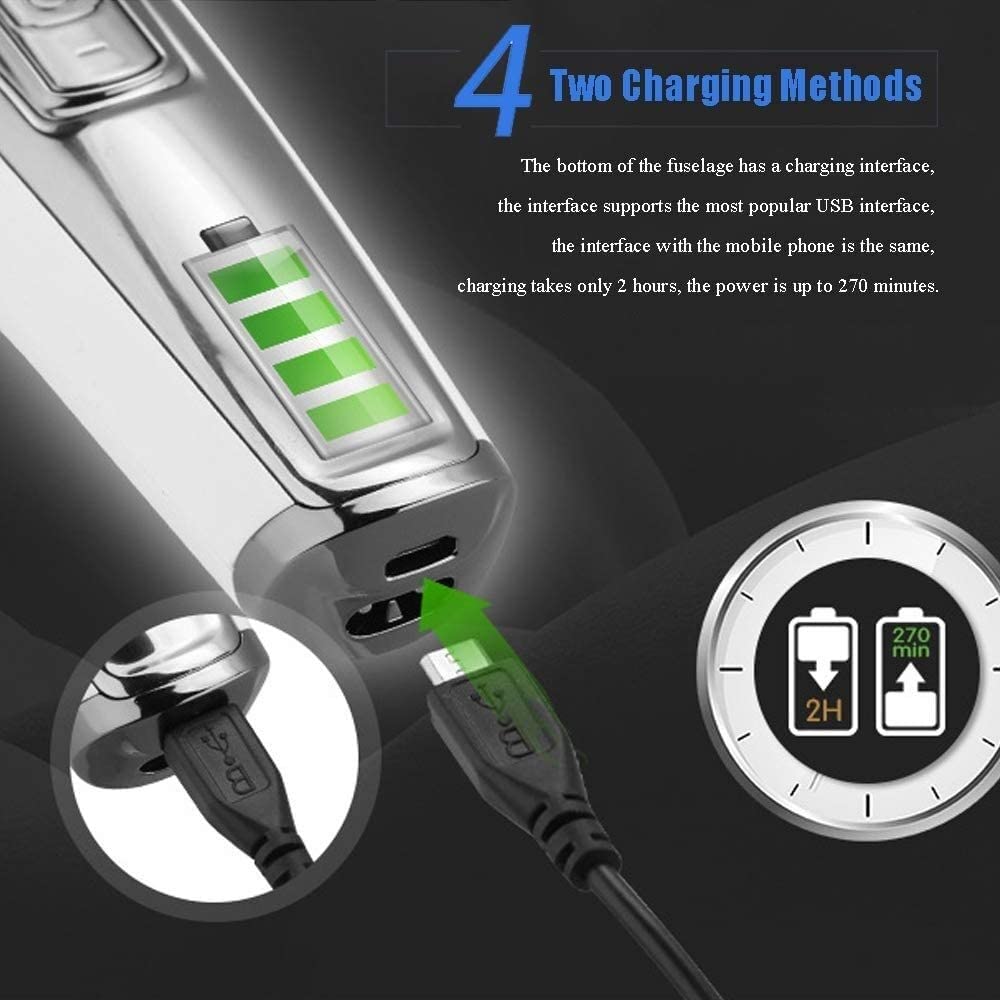 GLESVOWIO Hair Clippers Barber Professional Hair Clipper LCD Display 0mm Baldheaded Beard Hair Trimmer for Men Electric Hair Cutting Machine Beauty and Personal Care GLESVOWIO