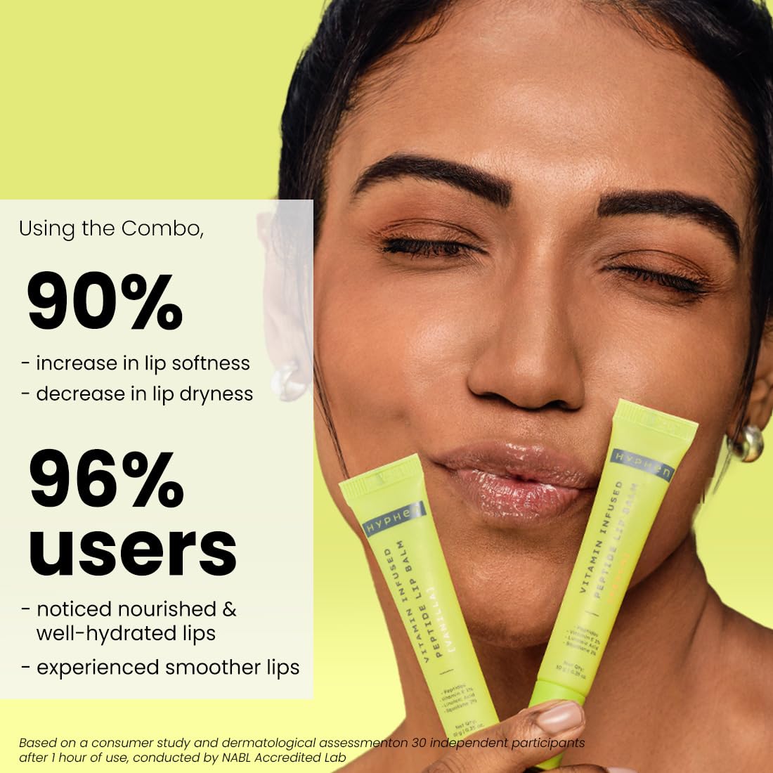 Hyphen Lip Balm Combo for Dry & Chapped Lips - Vanilla & Peach Scents with SPF 30 Protection - Hydrating & Moisturizing for Men & Women Beauty and Personal Care Hyphen