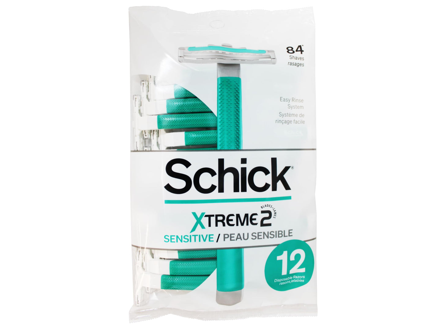 Schick ST2 for Men Sensitive Skin Disposable Razor - 12 ct - 2 pk Beauty and Personal Care Schick