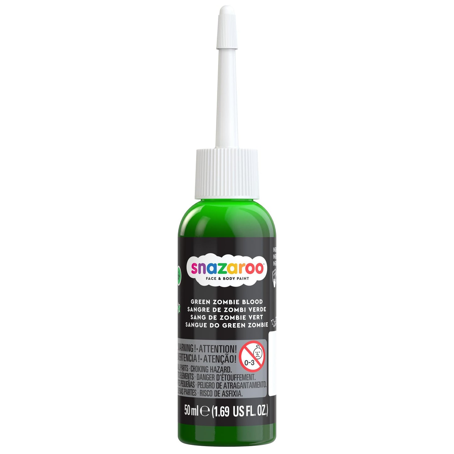 Snazaroo Green Zombie Gel, 50ml Squeeze Bottle Beauty & Personal Care Snazaroo