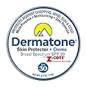 Dermatone Skin Protector w/Zinc | Skin Balm for Face & Lips | Barrier Cream for Sun, Wind & Cold | SPF 30 Zinc Sunscreen | Moisturize, Heal & Repair Beauty & Personal Care DERMATONE