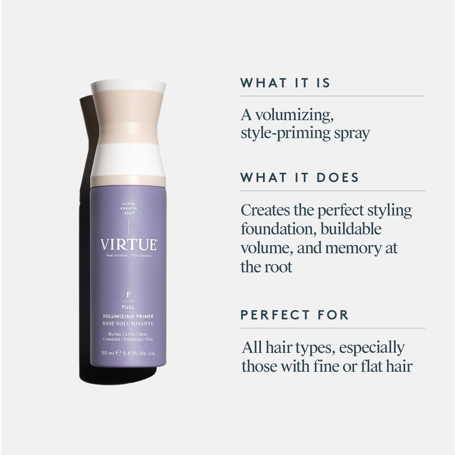 Virtue Volumizing Hair Primer Spray Beauty & Personal Care VIRTUE