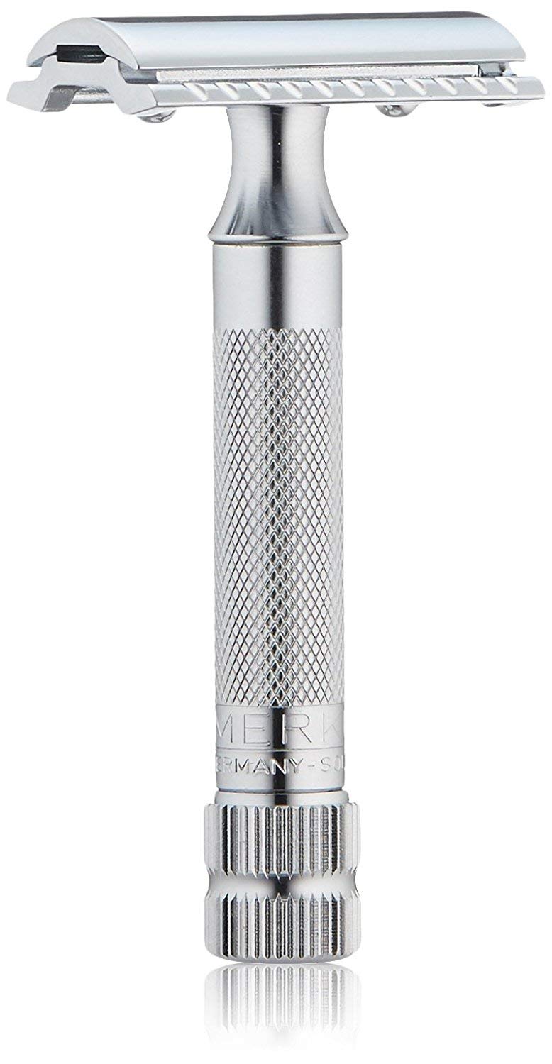 G.B.S Men's Shaving Set With Classic 178 Safety Razor, Shaving Brush Chrome Handle, Stainless Steel Brush Razor Stand, Shaving Bowl With Soap Grooming Beauty and Personal Care G.B.S