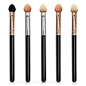 UorPoto Eyeshadow Applicators Sponge Double Sided Reusable 5Pcs Professional Blendable Organic Foam Tip Makeup Eye Shadow Applicator Brush Set Beauty & Personal Care UorPoto