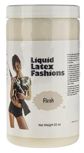 Flesh 32 Fl Oz - Liquid Latex Face and Body Paint, Ammonia Free No Odor, Arts and Crafts Paint for Halloween Zombie Cosplay Beauty & Personal Care Liquid Latex Fashions
