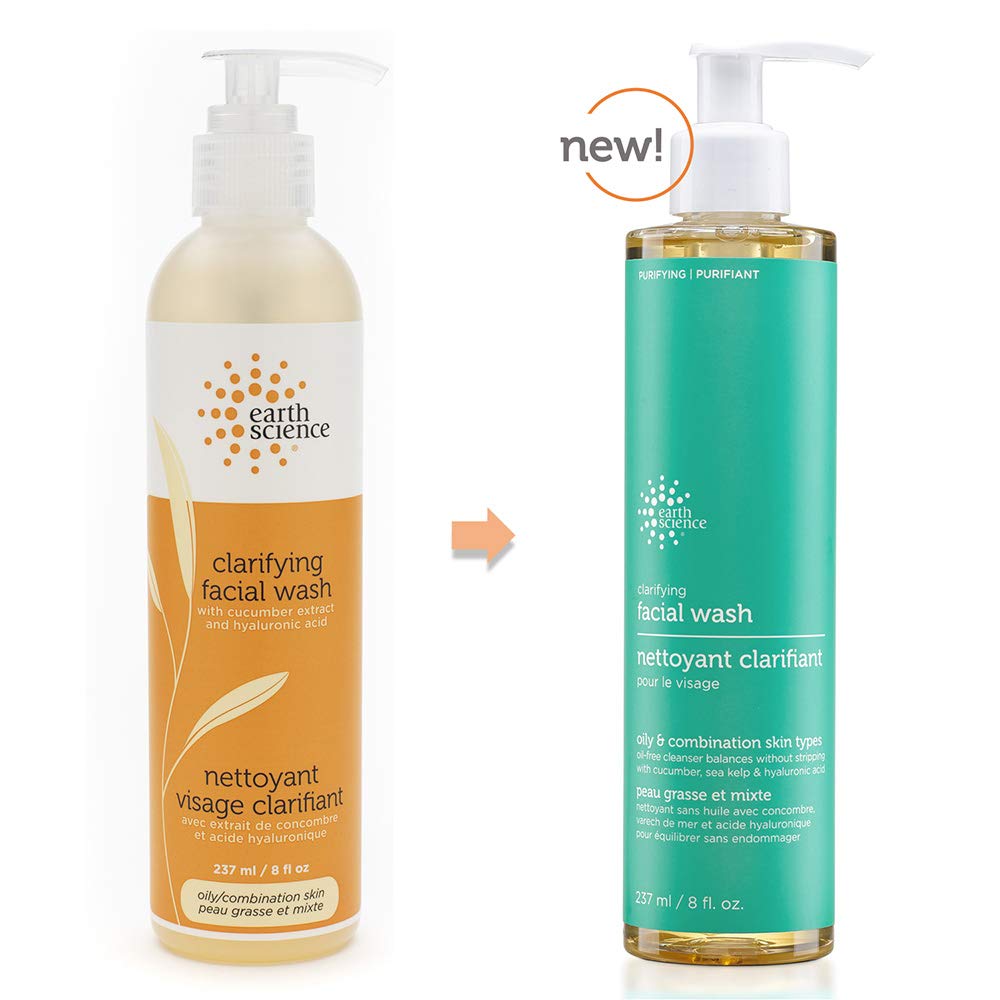 EARTH SCIENCE - Gentle Clarifying Facial Wash For Oily, Combination Skin Types (2pk, 8 fl. oz.) Beauty & Personal Care Earth Science