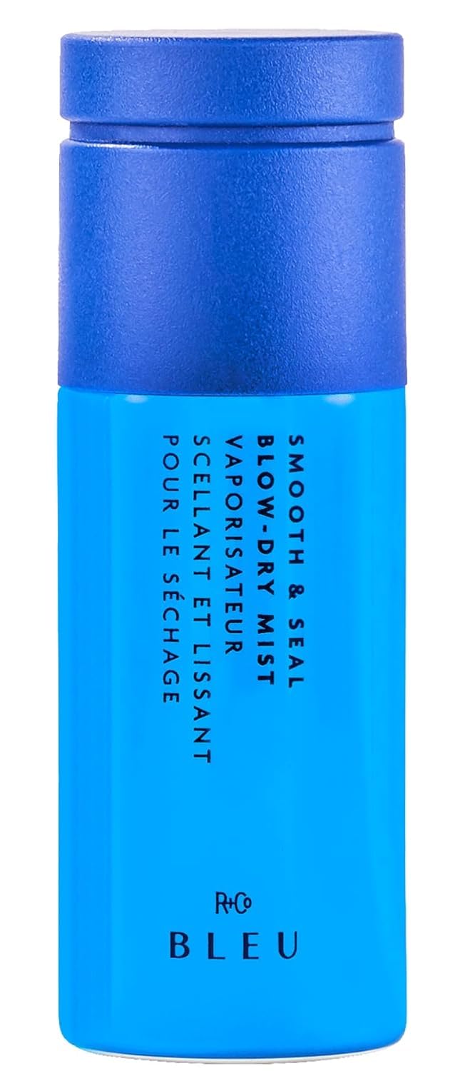 R+Co BLEU Smooth & Seal Blow Dry Mist - Strengthens, Repairs, Nourishes, Protects from Thermal Damage, Seals Cuticle for Sleek, Humidity-Resistant Beauty & Personal Care R+Co