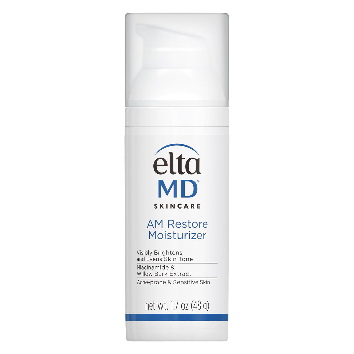 EltaMD AM Restore Face Moisturizer for Women and Men, Light Moisturizer Face Cream, Made with Niacinamide and Hyaluronic Acid, 1.7 oz Pump Beauty & Personal Care EltaMD