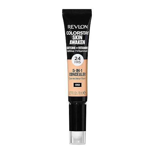 Revlon ColorStay Skin Awaken 5-in-1 Concealer, Lightweight, Creamy Longlasting Face Makeup with Caffeine & Vitamin C, For Imperfections, Dark Circles Beauty & Personal Care REVLON