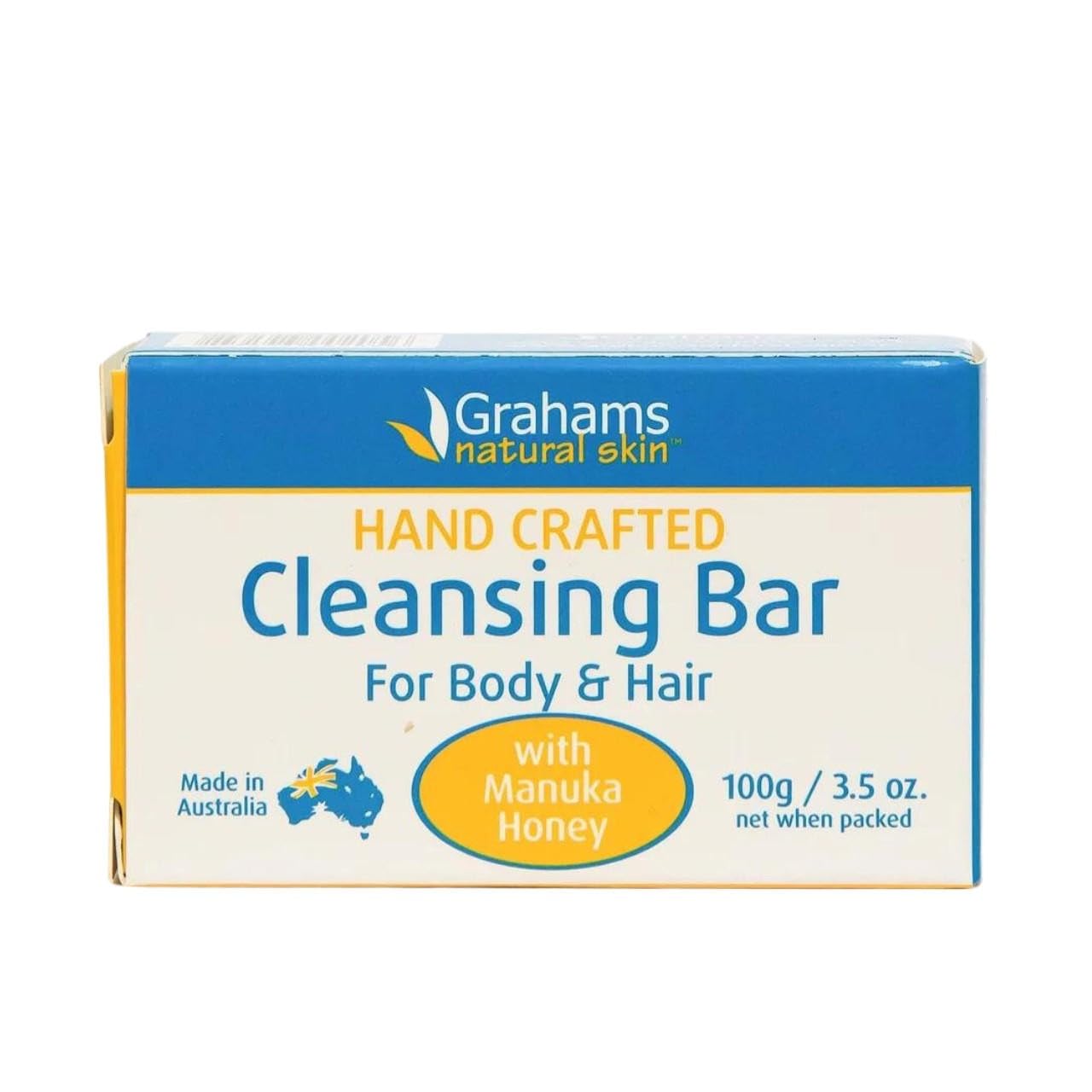 Grahams Natural Cleansing Bar 100g Beauty & Personal Care Grahams Natural