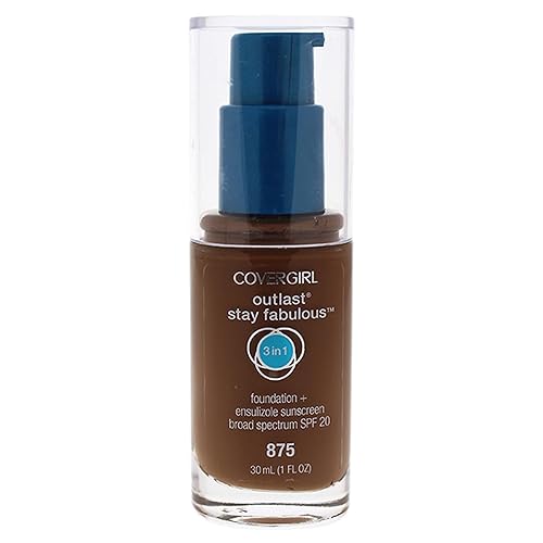 COVERGIRL Outlast All-Day Stay Fabulous 3-in-1 Foundation Soft Sable, 1 oz (packaging may vary) Beauty & Personal Care COVERGIRL